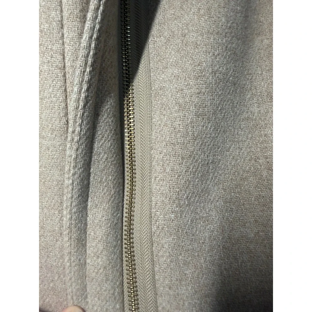 J.Crew Cocoon Coat Stadium Cloth Wool Nello Gori Tan Camel 00 B2770 - Picture 7 of 16